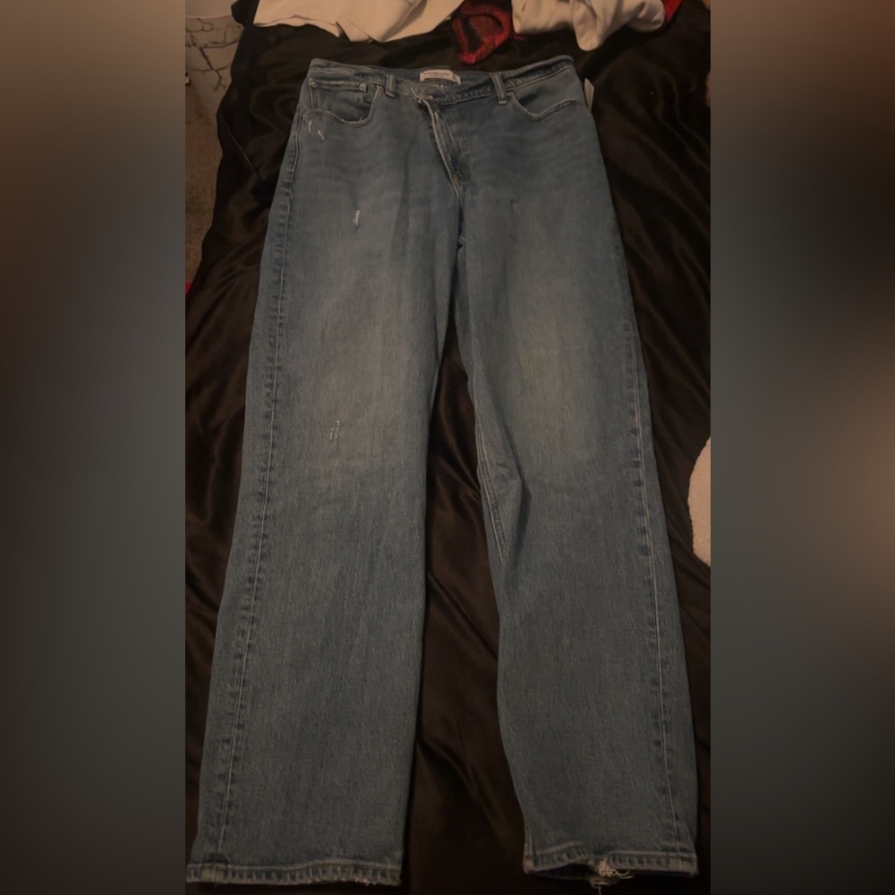 Abercrombie & Fitch High Rise Blue Jeans